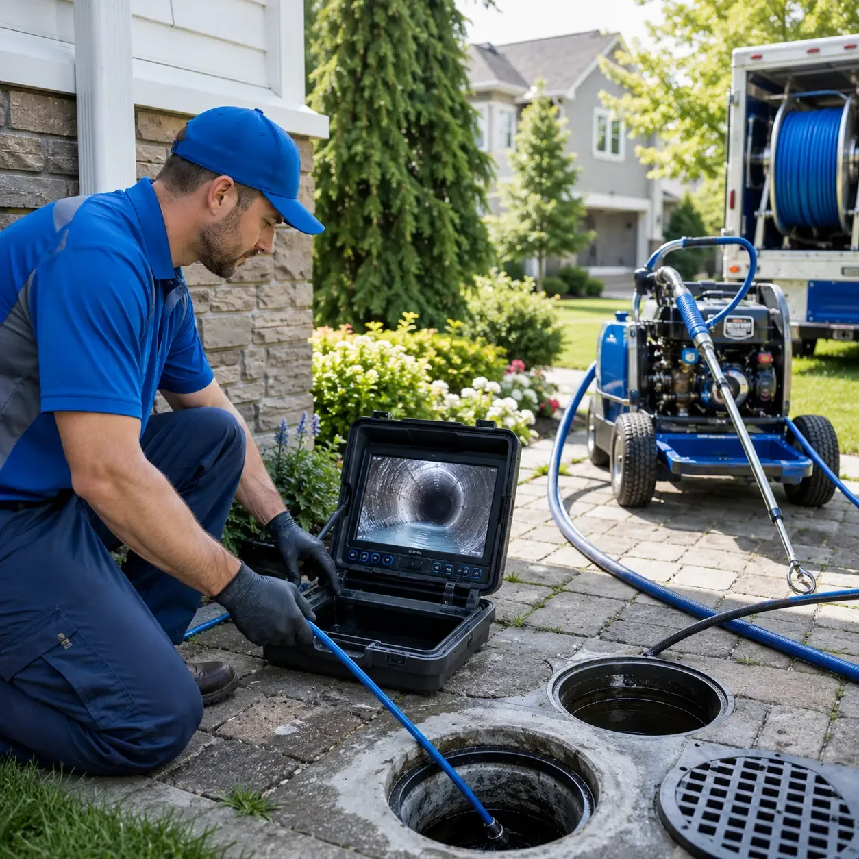 Outdoor drain cleaning professionals serving Huntertown, IN